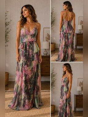 PrettyLittleThing | Dresses | Stone Knitted Distressed Ladder Cut Out Maxi Dress